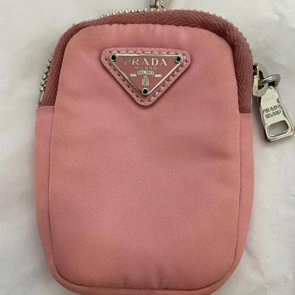 Prada Blush Pink Mini Crossbody Pouch with strap included - Picture 6 of 6
